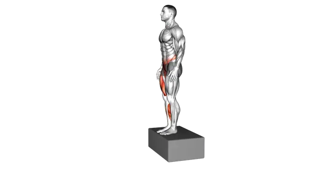 Box Drop to Single Leg Land exercise demonstration