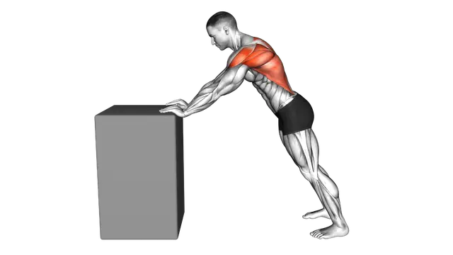 Lat Shoulder Stretch into Shoulder Shrug exercise demonstration