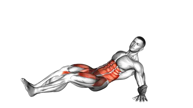 Sitting Floor Diagonal Knee Raise exercise demonstration
