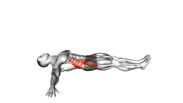 Lying Crossover Stretch exercise demonstration