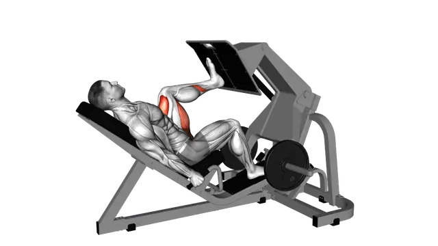 Lever Angled Single Leg Press exercise demonstration