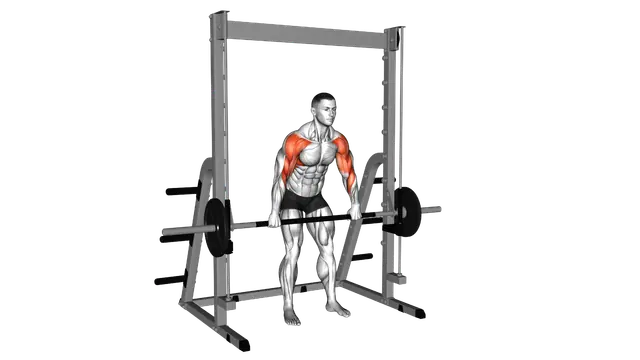 Smith High Pull exercise demonstration