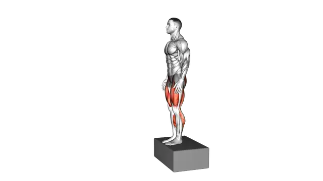 Box Drop Jump exercise demonstration