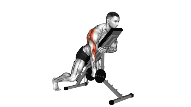 Dumbbell Single Arm Row with Chest Supported exercise demonstration