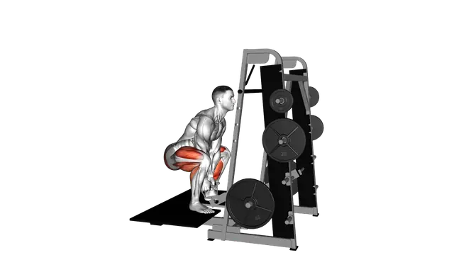Lever Belt Deadlift (V bar) exercise demonstration