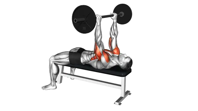 Barbell California Press exercise demonstration